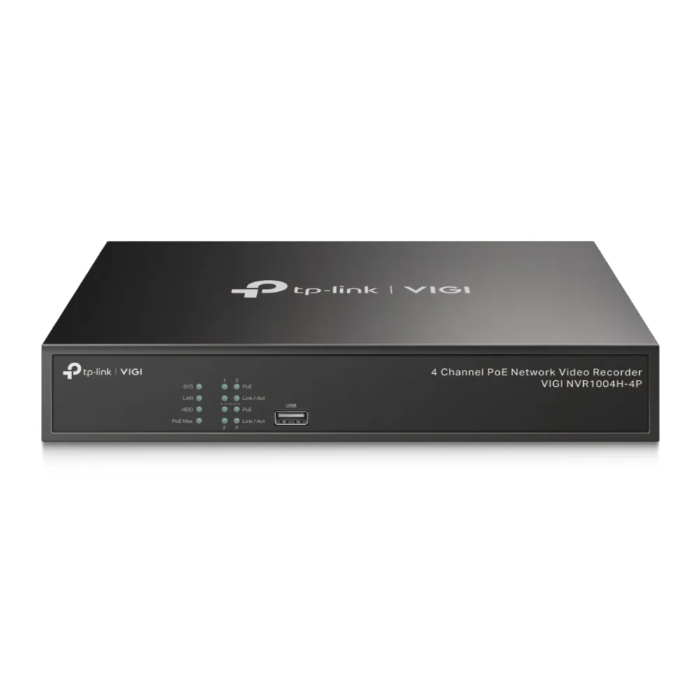 NVR TP-Link VIGI NVR1004H-4P PoE+ 4-канален - Image 7