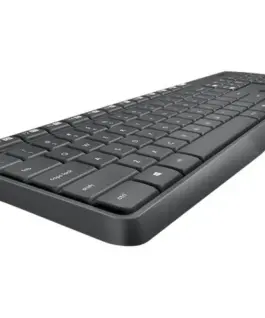 КОМПЛЕКТ МИШКА + КЛАВИАТУРА LOGITECH MK235U – С БДС КИРИЛИЗАЦИЯ – Wireless / Безжична – Black – PN