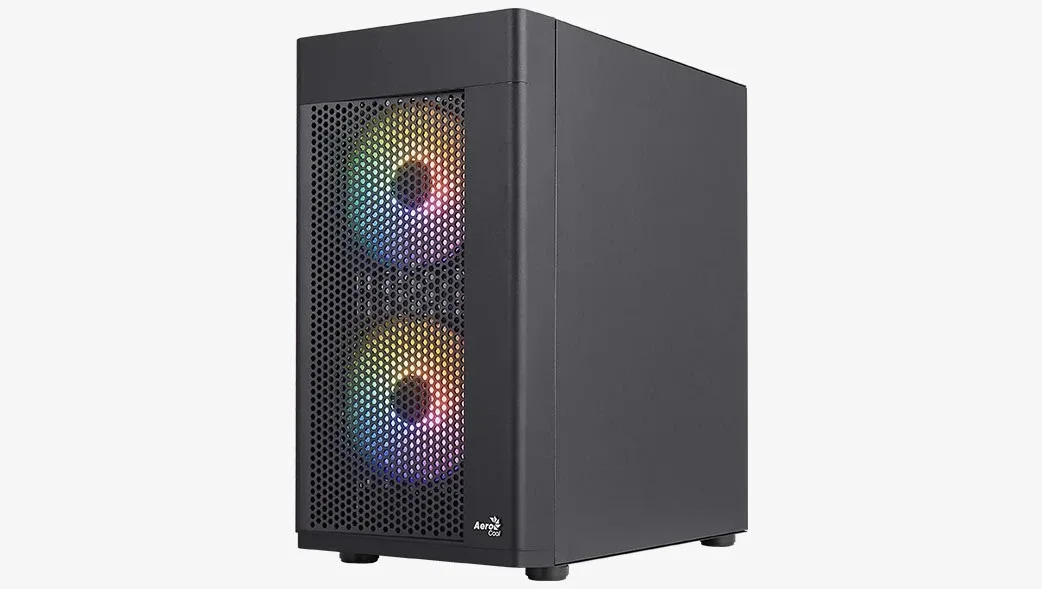 AeroCool кутия Case mATX - Hexform-G-BK-v2 - 3 fans included - Image 58