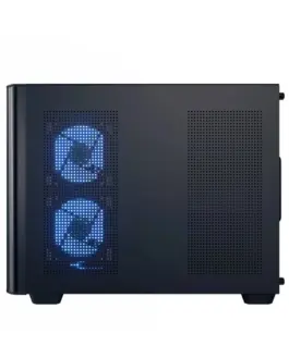 AeroCool кутия Case mATX – P300C-G-BK-v1 – 3 x 120 mm Infinity Mirror