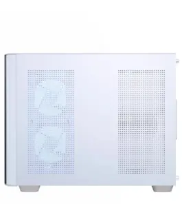 AeroCool кутия Case mATX – P300C-G-WT-v1 – 3 x 120 mm Infinity Mirror