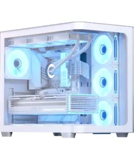 AeroCool кутия Case ATX - P500C-G-WT-v1 - 4 x 120 mm Infinity Mirror A-RGB