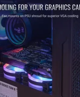 AeroCool кутия Case mATX – Trinity Mini-G-BK-v3 – 3 fans included