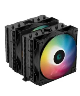 DeepCool охладител CPU Cooler AG620 BK - Addressable RGB Dual-Tower - LGA1700/AM5