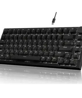 Alternative view of Ajazz геймърска механична клавиатура Gaming Mechanical Keyboard AK820 - Red Switches [Linear] (English US), Black, White Backlight