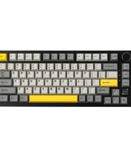 Alternative view of Ajazz геймърска механична клавиатура Wireless Gaming Mechanical Keyboard AK820 PRO - Flying Fish [Linear] (English US), Black, Gray