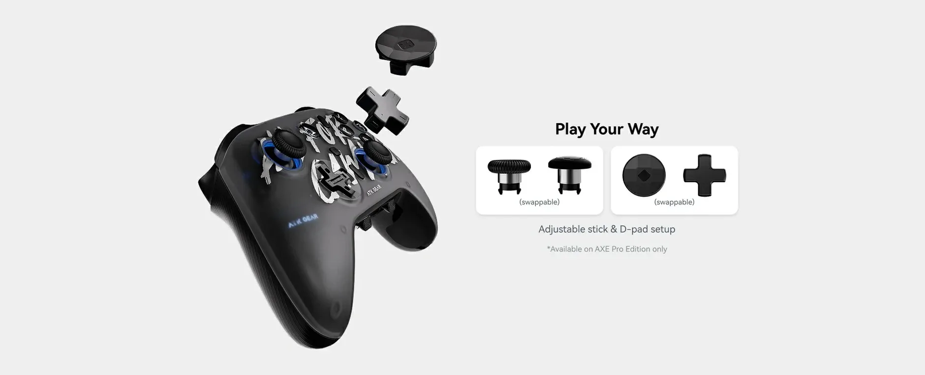ATK геймпад Gamepad Set Battleaxe Pro - Hall Effect, Wireless, Bluetooth, 1000Hz - Black - Image 10