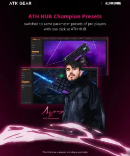 ATK професионална геймърска механична клавиатура Professional Gaming Mechanical Keyboard RS6 – 8K