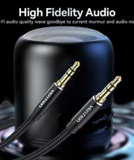 Vention Аудио Кабел 3.5mm Audio Cable M/M Cotton Braided 0.5m –