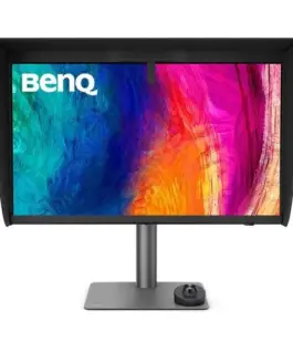 Монитор BenQ PD2770U професионален 27" IPS 4K 3840x2160 100% Rec.709 99% Adobe RGB 99% P3 USB hub