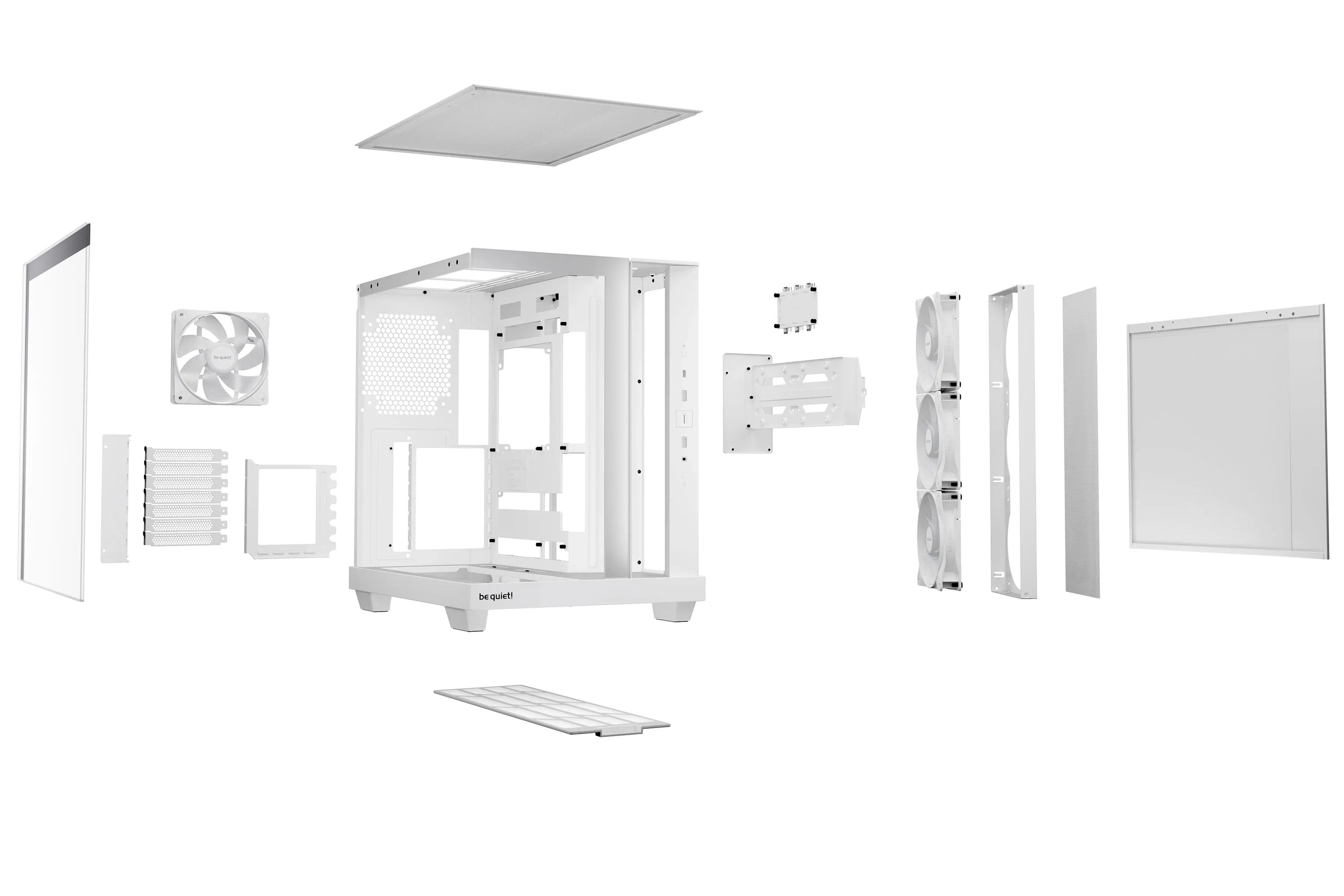 be quiet! кутия Case ATX - LIGHT BASE 500 LX White - Image 44