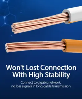 Vention Кабел LAN UTP Cat.6 Patch Cable – 5M Black – IBEBJ