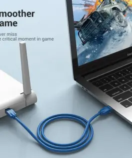 Vention Кабел LAN UTP Cat.6 Patch Cable – 0.5M Blue – IBELD