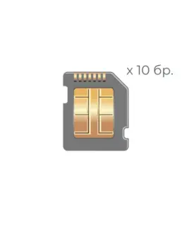 КОМПЛЕКТ 10 УНИВЕРСАЛНИ ЧИПА (CHIP - SET OF 10 PCS) ЗА КАСЕТИ HP CE505X/CE255X/CC364X/CANON CRG-712 (CRG712)/CRG-719H (C
