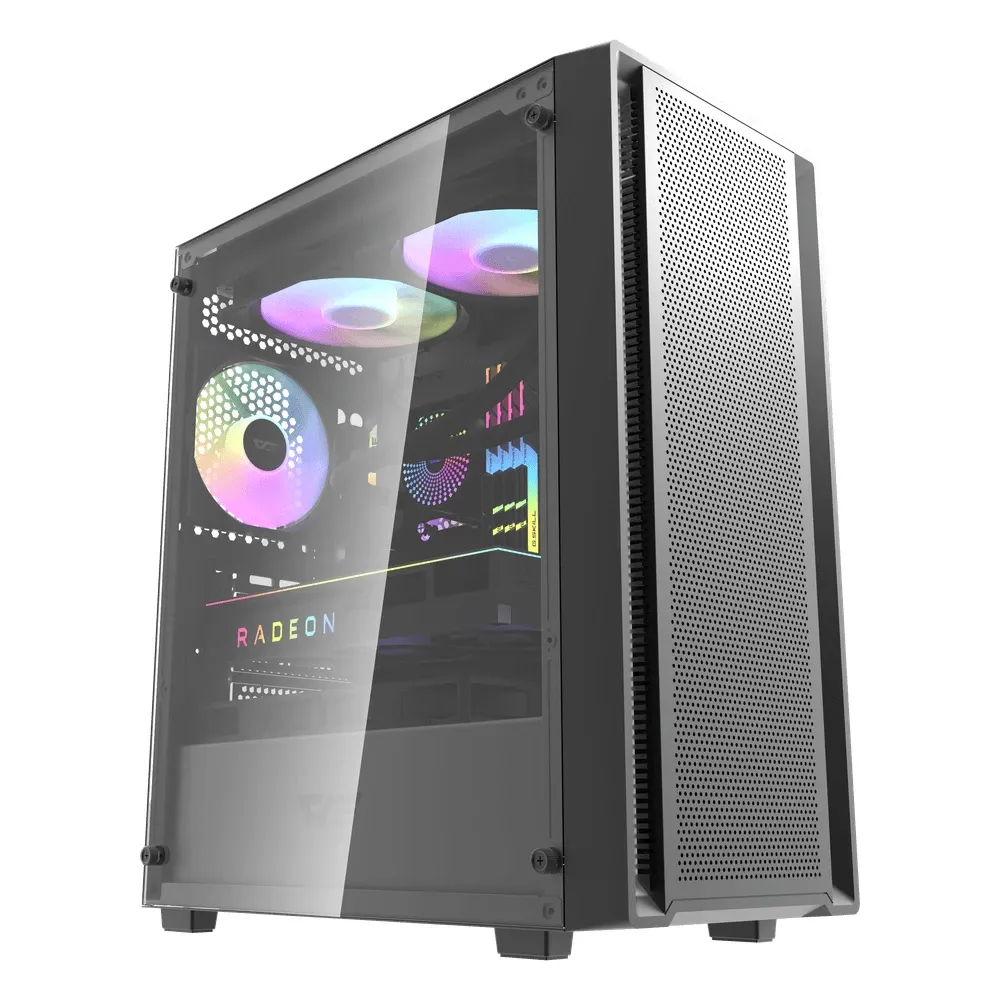 Darkflash кутия Case ATX - DK353 Black - 4 fans included