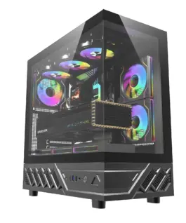 Alternative view of Darkflash кутия Case ATX - DS950 Black - 6 x 120 mm Infinity Mirror A-RGB