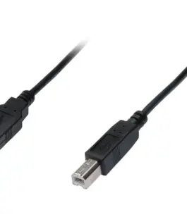 КАБЕЛ USB DIGITUS - USB-A to USB-B - 18 m - Black - PN DB-300102-018-S
