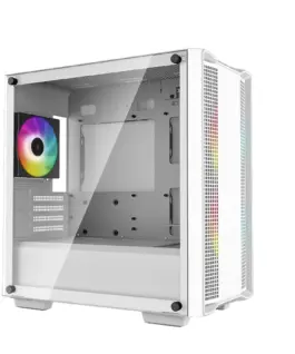 DeepCool кутия Case mATX – CC360 A-RGB White
