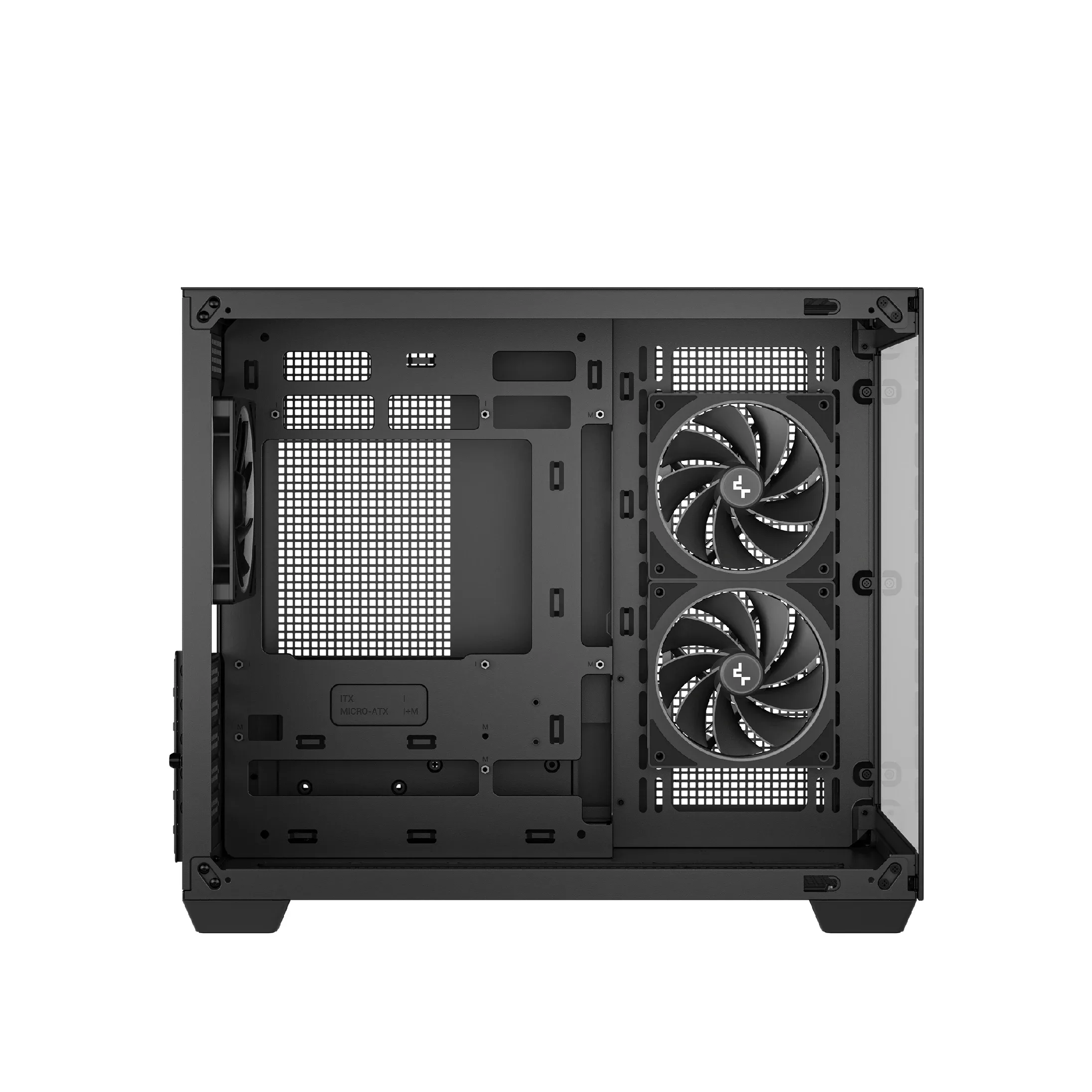 DeepCool кутия Case mATX - CG330 3F - 3 ARGB Fans - Image 4