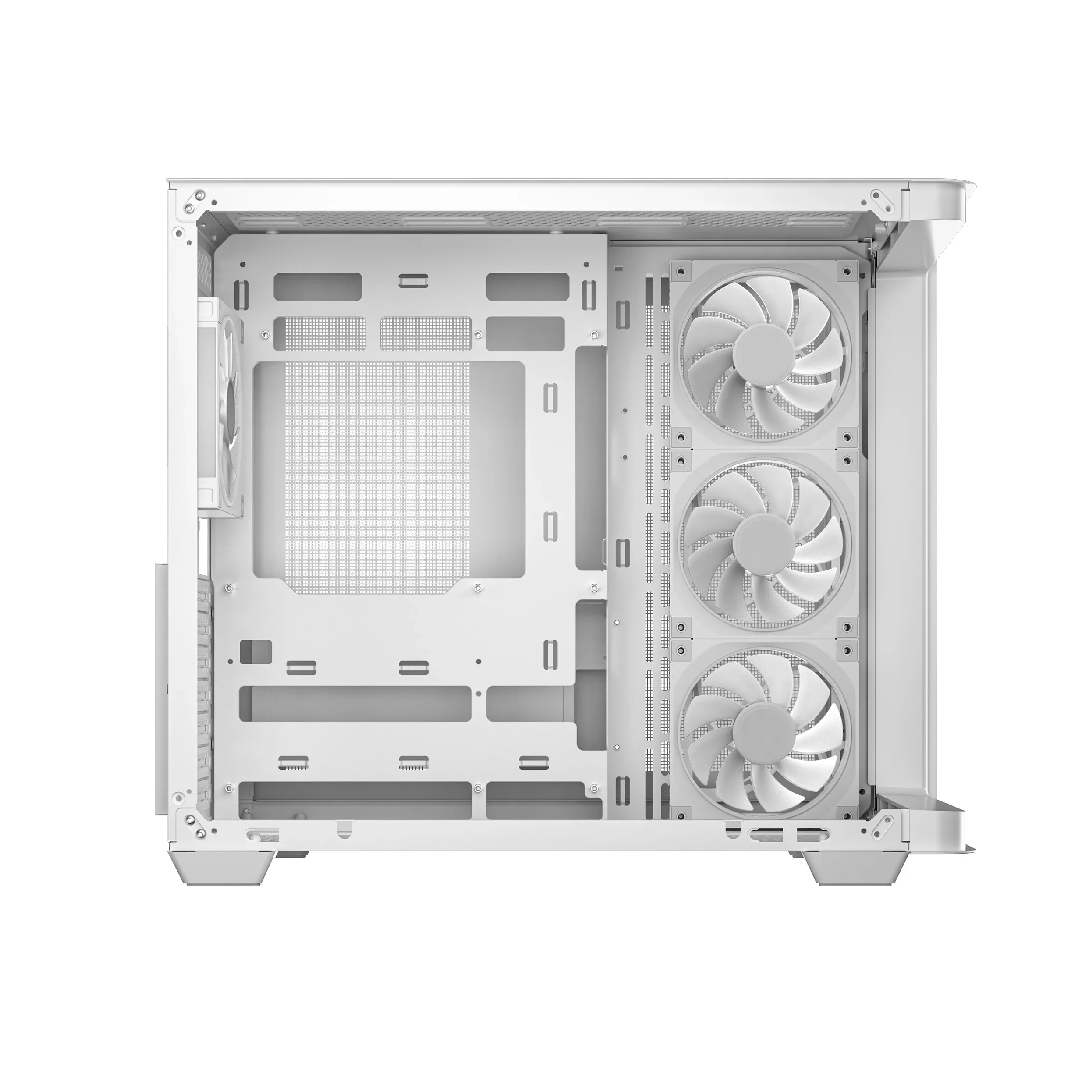 DeepCool кутия Case ATX - CG530U 4F WH - 4 ARGB Fans - Image 3