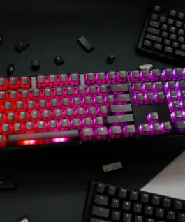 Ducky професионална геймърска механична клавиатура Professional Gaming Mechanical Keyboard One 3 Aura Black – Cherry MX RGB Brown Switches