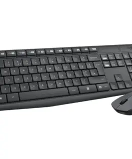 КОМПЛЕКТ МИШКА + КЛАВИАТУРА LOGITECH MK235U – С БДС КИРИЛИЗАЦИЯ – Wireless / Безжична – Black – PN