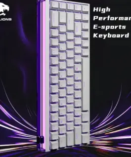 Alternative view of Madlions професионална геймърска механична клавиатура Professional Gaming Mechanical Keyboard NANO 68 WH - 8K, Magnetic Amber Pro Switches, (English US)