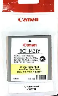 ГЛАВА ЗА CANON W6200/W6400 - Yellow - Pigment - ink tank - BCI1431Y (BCI-1431Y) - PN