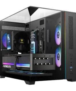 Gamdias кутия Case mATX - ATLAS M3M - A-RGB USB-C