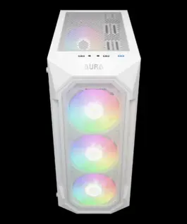 Gamdias кутия Case ATX – AURA GC1 Elite White – Mesh
