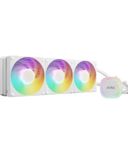 Gamdias водно охлаждане Water Cooling 360mm - AURA GL360 v2 WH - aRGB