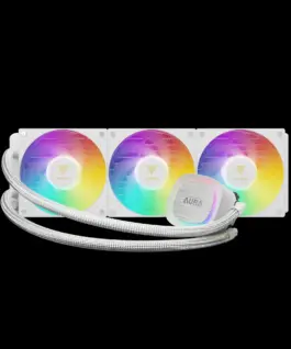 Gamdias водно охлаждане Water Cooling 360mm – AURA GL360 v2 WH –