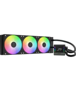 Gamdias водно охлаждане Water Cooling Chione E4-360 - LCD Screen A-RGB