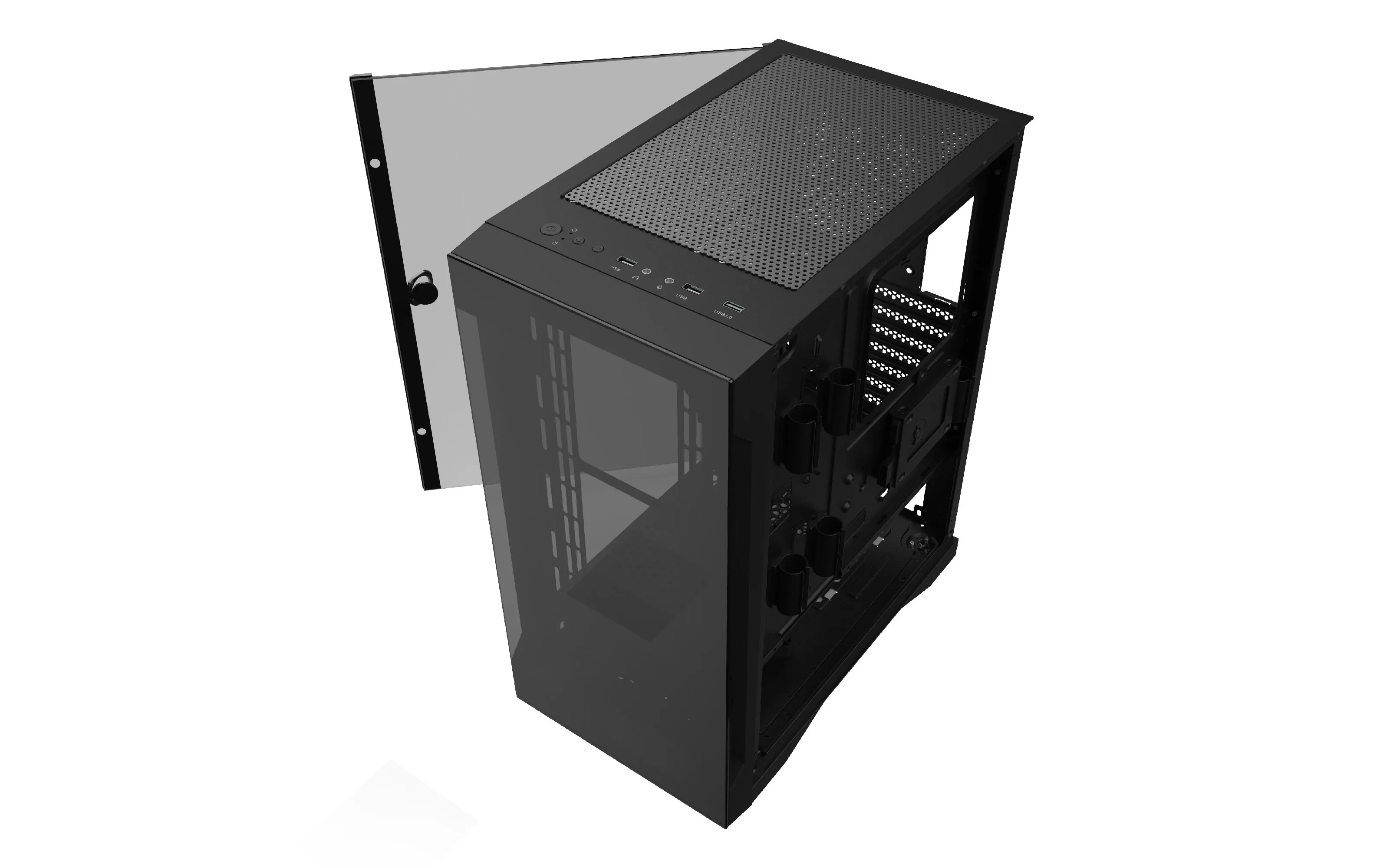 Gamdias кутия Case ATX - TALOS E2 Elite - aRGB, Tempered Glass - Image 58
