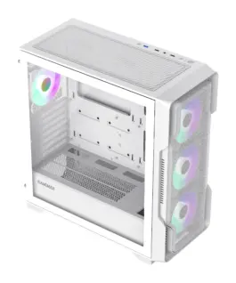 Gamemax кутия Case EATX – SIEGE White – Addressable RGB