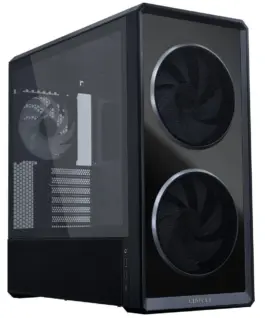 Alternative view of Кутия за компютър Lian Li LANCOOL 217 INF RGB Mid-Tower, Tempered Glass - Черна