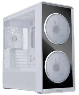 Alternative view of Кутия за компютър Lian Li LANCOOL 217 INF RGB Mid-Tower, Tempered Glass - Бял