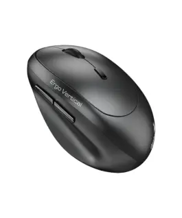 Genius вертикална безжична мишка Vertical Mouse wireless Ergo 8350S - Silent AI Bluetooth 2.4G Dark