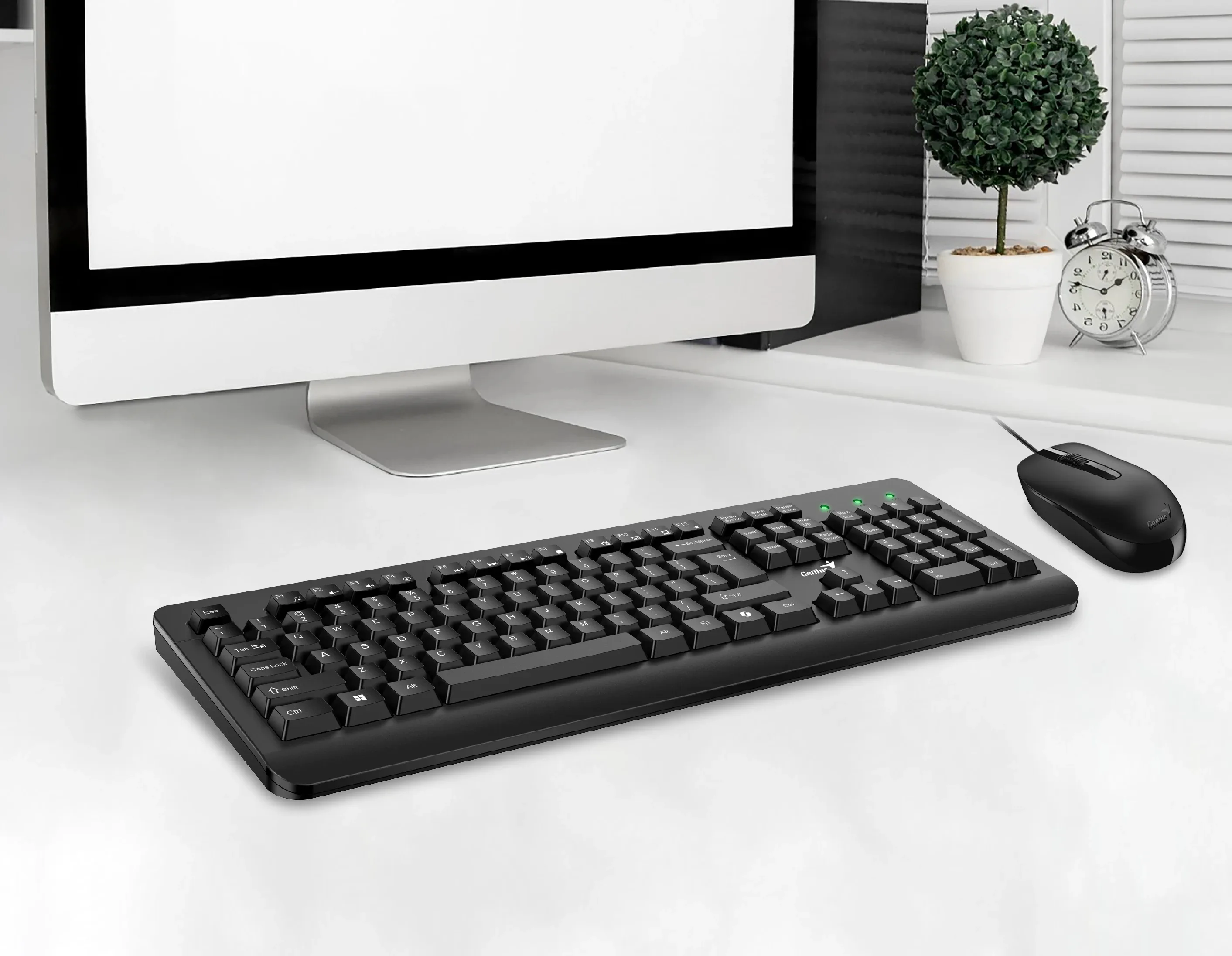 Genius клавиатура и мишка Keyboard and Mouse - KM-160 Black - AI, BG, USB - Image 39