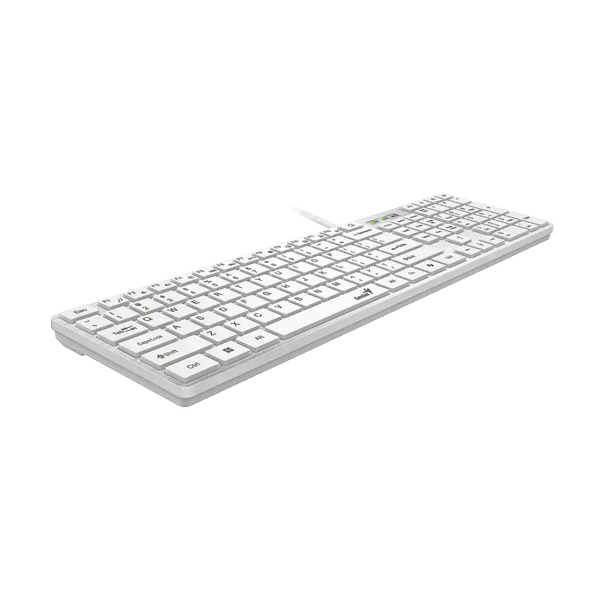 Genius клавиатура Slim Keyboard SlimStar 126 White - Copilot, Low profile Chocolate - Image 52
