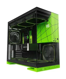 Geometric Future кутия Case EATX – Model 5 Black/Green