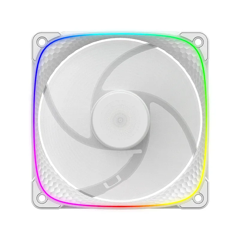 Geometric Future вентилатор Squama 2503R, REVERSE Fan, 120mm, ARGB, White - Image 69