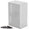 Кутия за компютър Ssupd Meshlicious Full Mesh PCIE 4.0 Edition Mini-ITX Case - White