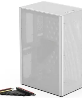 Кутия за компютър Ssupd Meshlicious Full Mesh PCIE 4.0 Edition Mini-ITX Case - White