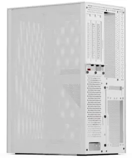 Alternative view of Кутия за компютър Ssupd Meshlicious Full Mesh PCIE 4.0 Edition Mini-ITX Case - White