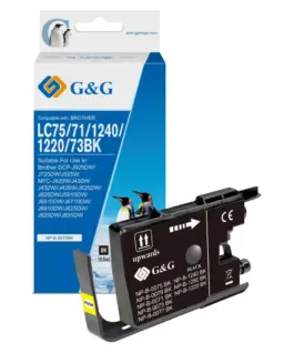 УНИВЕРСАЛНА ГЛАВА ЗА BROTHER MFC J6510/J6710/J6910 - EXTRA HIGH CAPACITY - Black - LC1240XLBK (LC-1240XLBK) / LC75XLBK (