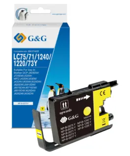 УНИВЕРСАЛНА ГЛАВА ЗА BROTHER MFC J6510/J6710/J6910 - Yellow - LC1240Y (LC-1240Y) / LC75Y (LC-75Y) - PN NP-B-0075Y -