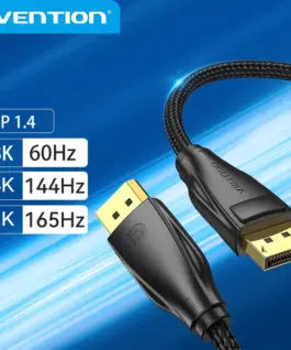 Vention кабел Display Port 1.4 DP M / M 8K 2m – Cotton Braided