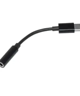 Alternative view of Makki преходник Adapter Type-C M to 3.5mm audio jack 4P F, Black - MAKKI-CBL-C-AUDIO-BK