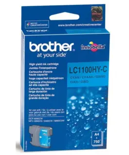 ГЛАВА ЗА BROTHER MFC 6490CW/DCP 6690CW - Cyan - HIGH CAPACITY - PN LC1100HYC (LC-1100HYC)